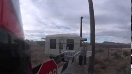 CROSSING THE LINE AT AREA 51 TWICE AND GOT IN TROUBLE! !