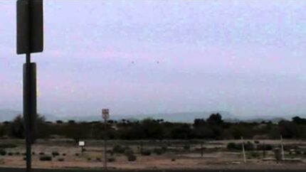 Black UFOs Over Surprise, Arizona On Jan 24, 2014, UFO Sightings Daily.