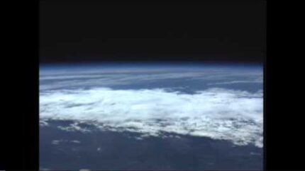 Giant UFO Seen In Orbit Viewed From Space Station, April 15, 2015, UFO Sightings Daily.