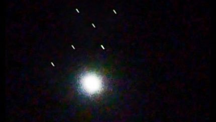 UFO Sightings Lights Form A Cross In Night Sky Over Washington DC November 28 2012
