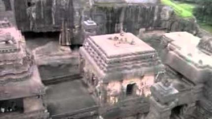 MIRACLE OF INDIA – ELLORA CAVES – KAILAS TEMPLE – TOP VIEW
