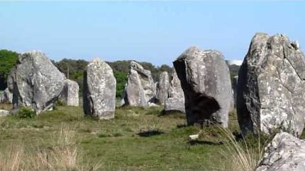 Carnac stones Brittany France