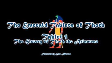 The Emerald Tablets of Thoth – Tablet I