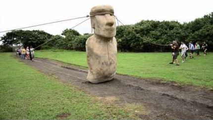 Easter Island moai ‘walked’