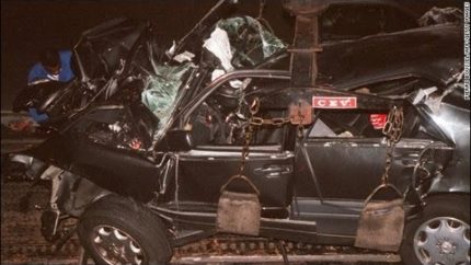 Princess  Diana death:  The scene of the crash