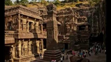 Kailasa Temple_in india is the pinnacle of Indian rock-cut architecture.