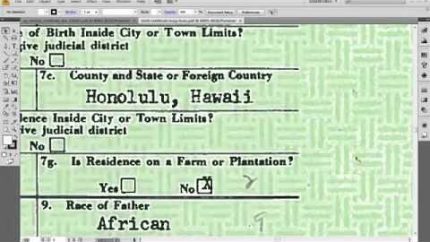 Obama’s Birth Certificate (shortened repost)