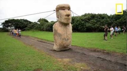Scientists Make Easter Island Statue Walk