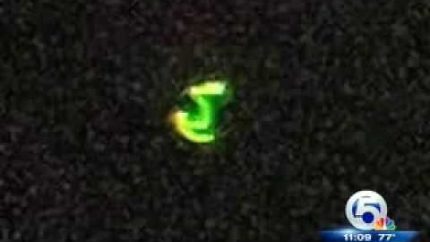 NBC News Local video WPTV: UFO Sighting Boca Raton, Florida, USA,July 6, 2009