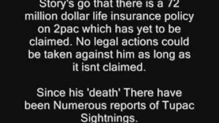 2Pac: Dead or Alive? Theories