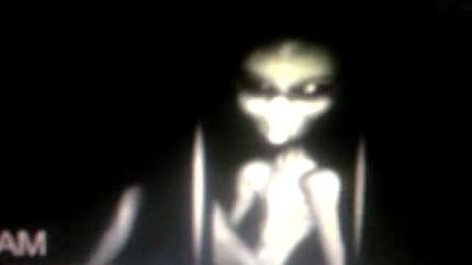 REAL  – Grey alien caught on tape –  NEW 2011