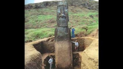 Easter Island Statues Have Bodies!