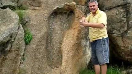 Giant Foot Print 200 Million Yrs Old – South Africa