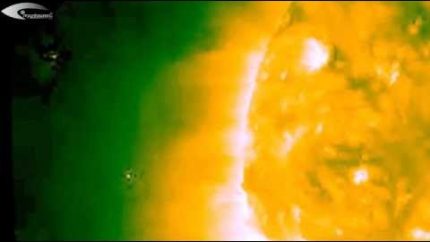 Monitoring of Giant UFOs near the Sun – August 25, 2013