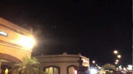 Three UFOs followed by helicopter in Phoenix (New Phoenix Lights?)