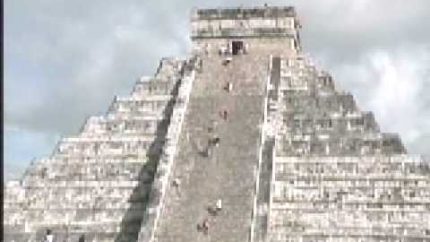 Mexico Chicen Itza Ancient Pyramid Cancun, pre-Columbian Archeological Site Jim Rogers