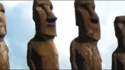 Rev. Douglas James Cottrell PhD examines Easter Island