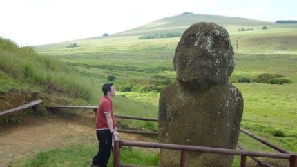 Tukuturi Moai on Easter Island – Rapa Nui – Isla De Pascua