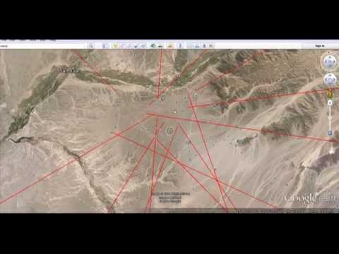 The Nazca Lines Plotted Over The Whole Earth
