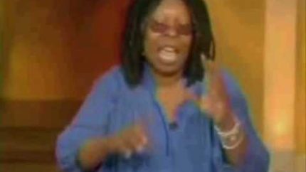 Whoopi Goldberg discusses the faked moon landing conspiracy