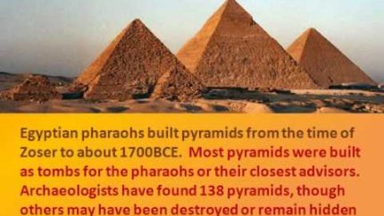 The Egyptian Pyramids – reading lesson for kids