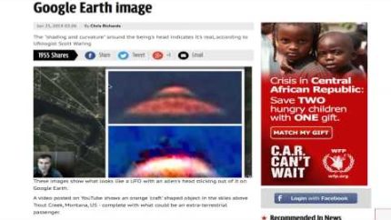 UFO Sightings Daily Gets Into Newspaper In England. June 2014.