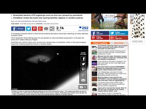 UFO Sightings Daily Gets Into News AT UK Daily Mail Newspaper. April 20, 2015.