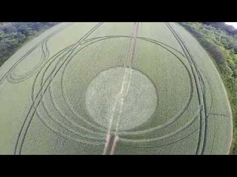 Crop circle Westwoods Near Lockeridge, Wiltshire, June 2015