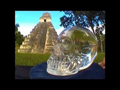 Alien & Human crystal skulls