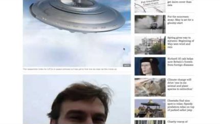 UFO Sightings Daily Gets into the news at Express, UK, April 20, 2015