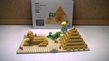 In nano block,I’ve come up with the Great Pyramid of Giza in Egypt