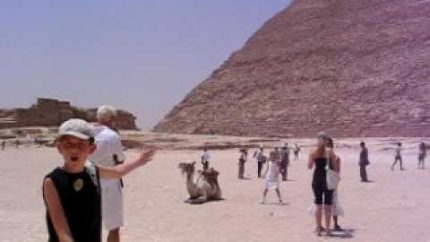 The Great Pyramids of Giza, Cairo, Egypt! 2004