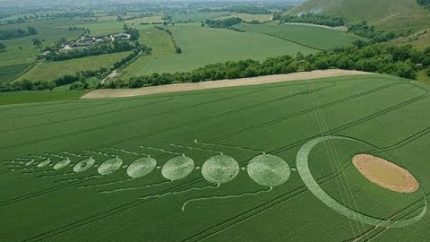Wiltshire UK Crop Circle Sighting