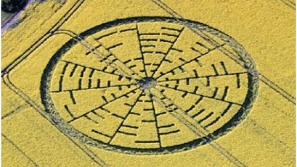 Crop Circle Spotted Wiltshire UK