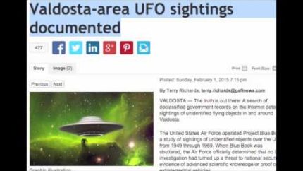 Valdosta-area UFO sightings documented