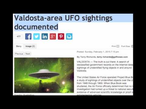 Valdosta-area UFO sightings documented