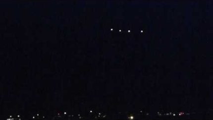 Phoenix Lights UFO Arizona  02/03/2012