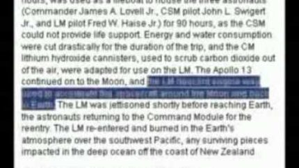Moon Landing Hoax – Apollo 13 Trajectory – Jarrah Debunk