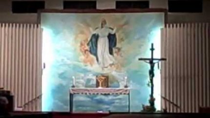 A miracle caught on tape during adoration