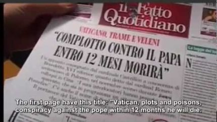 Death Conspiracy against the pope