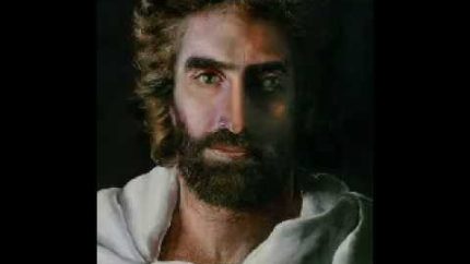 Face of Jesus from Shroud of Turin and Jesus Painting by  Akiane Kramarik