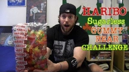 Haribo Sugarless Gummy Bear Challenge (Warning: Intestinal Exorcism Guaranteed)