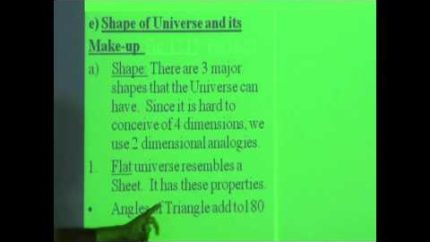 Lecture 13 (Shape of the Universe)