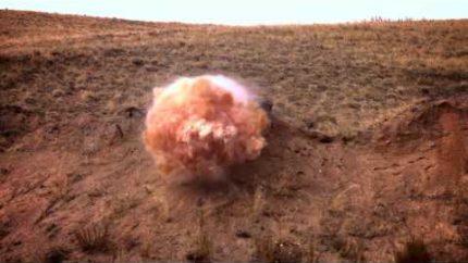 Shooting Star Exploding Targets in Slow Motion