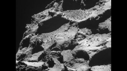 Rosetta captures the birth of a comet dust jet