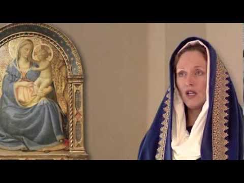 Madonna of Humility, Fra Angelico – The miraculous discovery of a statue  1444