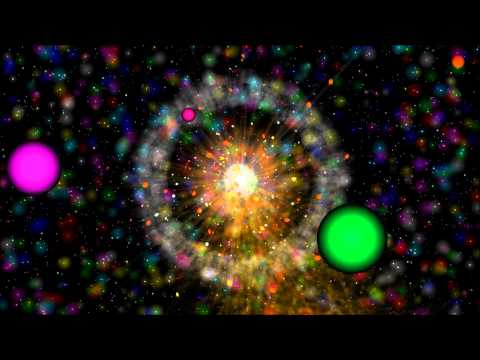 3D HD Supernova Exploding Star Simulation Animation Explosion In Space Creation Of Black Holes
