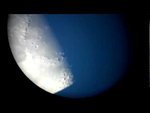 Structure on the moon, Dobsonian Zhumell Z8