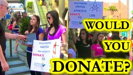Atheist vs Christian Fundraiser
