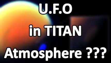 Is this huge UFO sucking up the “Natural Resources” from Saturn’s moon Titan